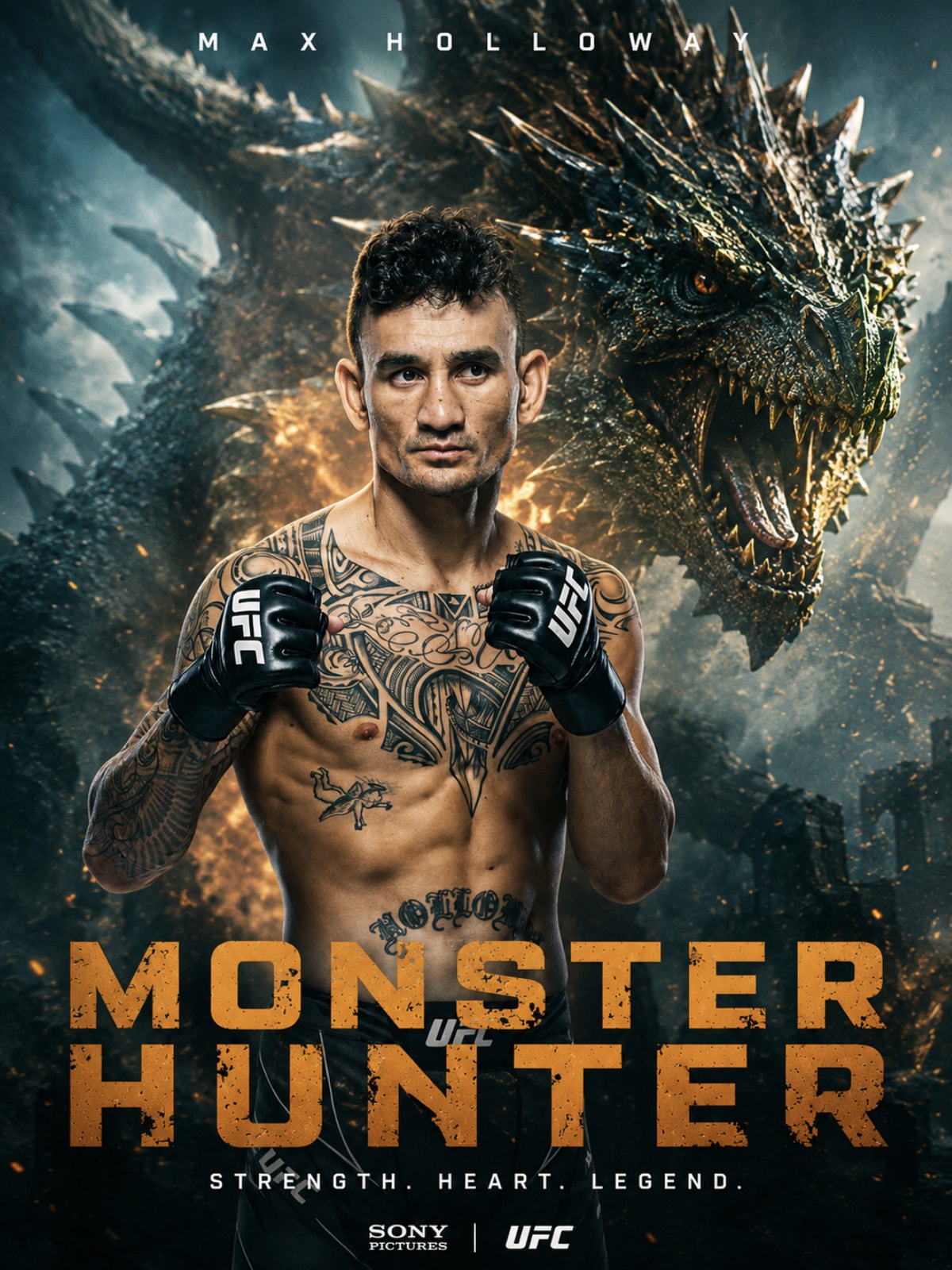 Max Holloway × Monster Hunter